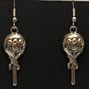 Tootsie Pop Earring, Candy Earring, Funny Food Earring, Gift Idea, Silly Earring